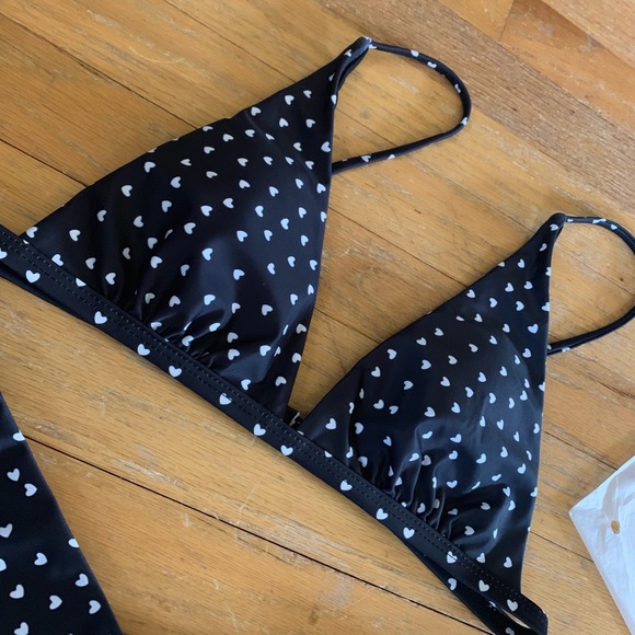 SOLD Zahara swim Cherry Valentine bikini sz L NWT - Picture 3 of 5